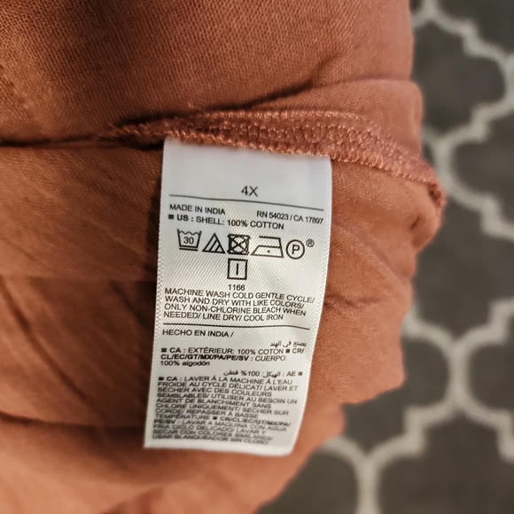 Waist-Defined Crinkle Gauze Romper -- 3-inch inseam - Picture 7 of 7